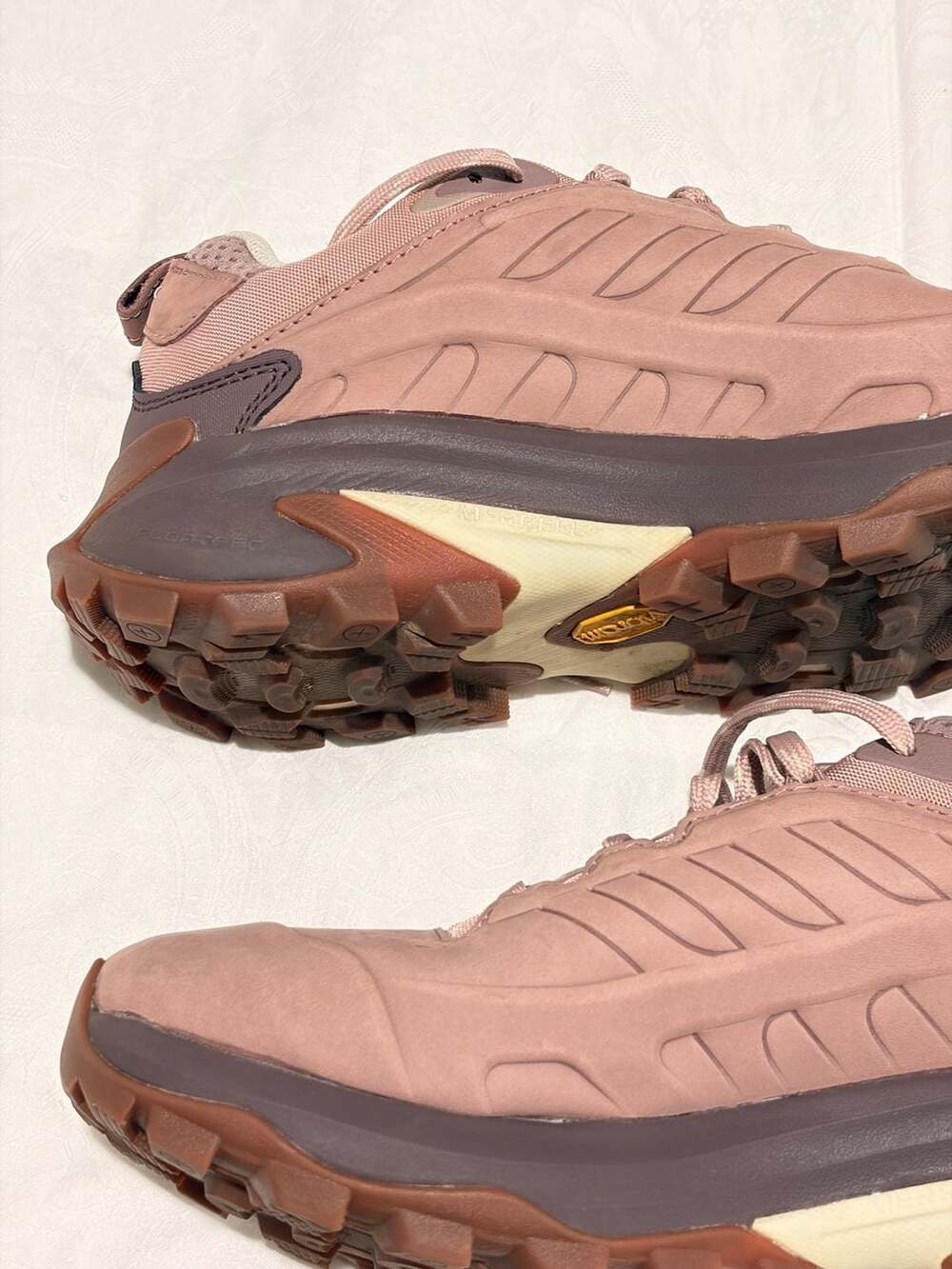 Merrell Moab Speed 2 Leather Waterproof Adobe Rose Hiking Shoes